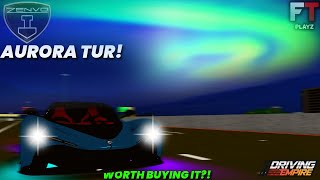 Is Zenvo Aurora Tur WORTH BUYING IT In Roblox Driving Empire [upl. by Ahselef954]