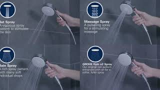 GROHE  Vitalio Flex Shower System  Product Video [upl. by Gebelein]