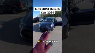 Top3 MOST Reliable Cars 2024 dealership automobile car [upl. by Kudva]