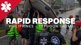 Philippines  Typhoon Gaemi Response Update [upl. by Friedly]