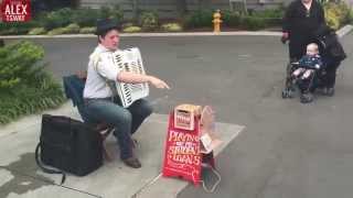 Best Street Accordion Player [upl. by Notyep638]