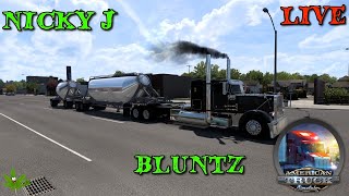 ATS LIVE GAMEPLAY LONG HAUL TRUCKIN 110 [upl. by Levitt576]