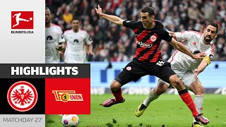 Shared Points In Frankfurt  Eintracht Frankfurt  Union Berlin 00  Highlights  MD 27 – BL 2324 [upl. by Nrublim906]