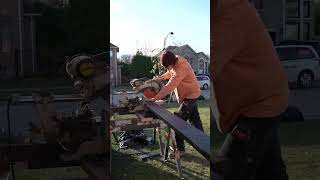 Testing DeWalt SawampDiablo Blade on Black Composite [upl. by Danczyk256]