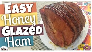 EASY HONEY GLAZED HAM in the Slow Cooker  How to Recipe [upl. by Lehcor]