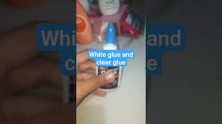 how to make slime without activator gluewhiteglue water oil babypowder slime🤯🤯🤯 [upl. by Ostraw690]