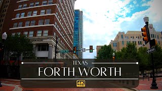 Fort Worth TX Texas 4k Tour Downtown amp City Video [upl. by Eillom]