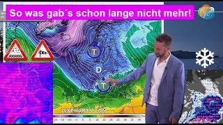 So was gab es schon lange nicht mehr Kurs Sturm Regen amp Schnee Wettervorhersage 1320112024 [upl. by Ennaid]