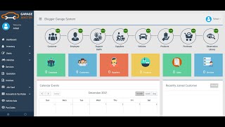 Garage Master  Garage Management System using php mysql [upl. by Arhsub]