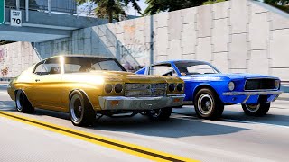 Realistic Street Racing Crashes 8  BeamNGDrive [upl. by Aytac748]