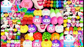 ASMR RELAY RACE SANRIO COMPILATION MUKBANG 산리오 먹방 [upl. by Drahnreb]