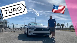 Conhecendo DAYTONA BEACH 🏝️ em um MUSTANG CONVERSÍVEL pela TURO [upl. by Halette]