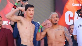 BRANDON FIGUEROA VS JESSIE MAGDALENO WEIGH IN FACE OFF [upl. by Karp]