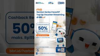 Promo spesial dari BRImo khusus kamu yang beli tiket pesawat dan voucher streaming di BRImo [upl. by Enner]