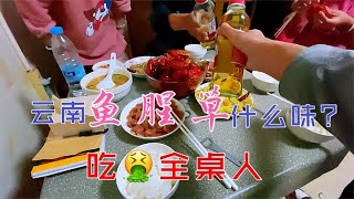 你敢尝尝云南鱼腥草吗？丽江好客民宿老板请客，5个人来自4个省份 [upl. by Widera832]