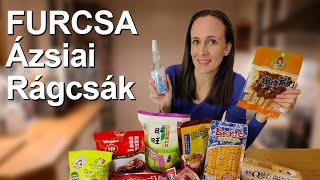 12 Furcsa Ázsiai Snack TESZT  nagy kóstolás [upl. by Sabine246]