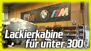 Low Budget Lackierkabine selber bauen HALLENUPDATE [upl. by Drofkcor]