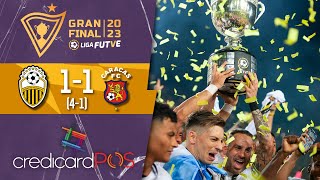 Dvo Táchira campeón de la temporada 2023  Táchira 1 4  1 1 Caracas Gran Final FUTVE  2023 [upl. by Rangel]