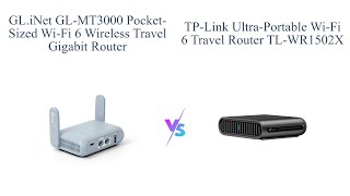 GLiNet GLMT3000 Beryl AX vs TPLink TLWR1502X  WiFi 6 Travel Router Comparison 📶 [upl. by Onairda89]