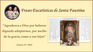 Frases Eucarísticas de Santa Faustina  Diario N° 1819 [upl. by Smada898]