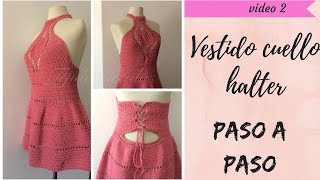 VESTIDO tejido al crochet para dama  Parte 13 [upl. by Nabalas]