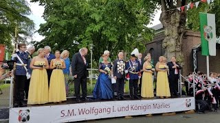 Die große montags Parade auf dem Schützenfest in Kapellen 2016 [upl. by Aynad95]