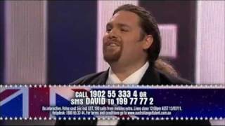 Australias Got Talent 2011  David DeVito Nessun Dorma [upl. by Aicener]