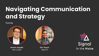 Navigating Communication amp Strategy with Ernesto Anguilla of Bain Capital [upl. by Sliwa147]