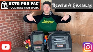 Veto Pro Pack Review amp Giveaway MB3B amp Tech XL Exotic life of an Electrician [upl. by Amieva]