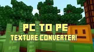 CONVERT ANY PC TEXTURE PACKS TO MINECRAFT PE Bedrock Edition [upl. by Anyalram]