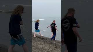 Polar Bear Plunge at Utqiagvik Alaska [upl. by Nilo]