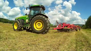 John Deere 8310R  Väderstad TopDown 300  Kultivácia strniska  PD Vlára Nemšová [upl. by Derry181]