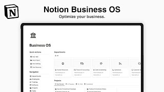 Notion Business OS Optimize Your Business for Success and Efficiency [upl. by Eamaj]