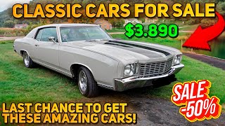 20 Fantastic Classic Cars Under 15000 Available on Craigslist and Facebook Marketplace Great Cars [upl. by Sneve]