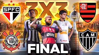 A FINAL DO CAMPEONATO DA LIBERTADORES 3x3  FIFA 22 [upl. by Codee]