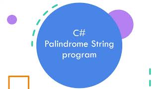 How to check if a string is a palindrome in C language [upl. by Montague174]