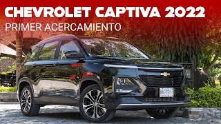 Chevrolet Captiva 2022 al volante del nuevo SUV compacto de GM motor turbo y tres filas [upl. by Nanyt978]