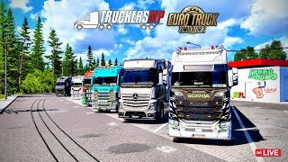 Euro Truck Simulator 2 Multiplayer LIVE  ets2 live stream  ETS2 Gameplay  ETS 2 Convoy Live [upl. by Sherri344]