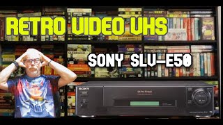 Retro Video  Sony VHS SLV E50 [upl. by Essyle247]