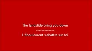 Glee  Landslide  Paroles amp Traduction [upl. by Aigroeg]