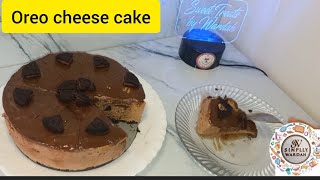 Oreo cheese cake by simplywardah oreocake cheesecake nonbakecheesecake cake [upl. by Ialohcin56]