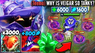 Veigar but I have infinitely scaling health and ability power 6000 HEALTH 1600 AP [upl. by Anivlis]