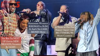 BIRDMAN MANNIE FRESH LIL WAYNE Bring BIG TYMERS REUNION To NOLA w ROB49 for Weezyana Fest 2024 [upl. by Shriver]