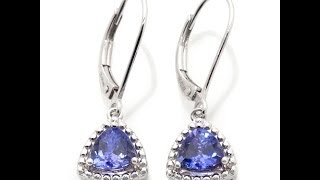 Colleen Lopez 15ct Tanzanite Earrings [upl. by Ahsekim]