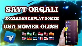 Usa nomer olish Cheksiz nomer olish [upl. by Aloisia594]