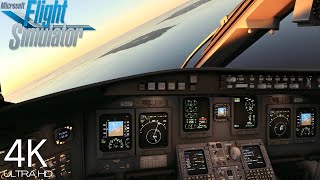 Amazing detail landing  commentary approach EKCH MSFS CRJ 700 [upl. by Felipe]