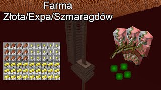 Ultra Farma ZłotaExpaSzmaragdów  Minecraft 116 [upl. by Ayanej]