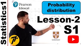 Lesson2  Probability distribution  Statistics1  WST01  IAL Pearson EdexcelCAIE [upl. by Neumeyer]