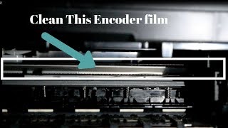 Fixing a canon mx490 printing blur issue due to a dirty Encoder film [upl. by Carlie]