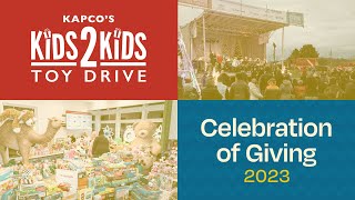 Kids2Kids Toy Drive 2023 [upl. by Nilrev]